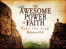 Awesome Power of Faith