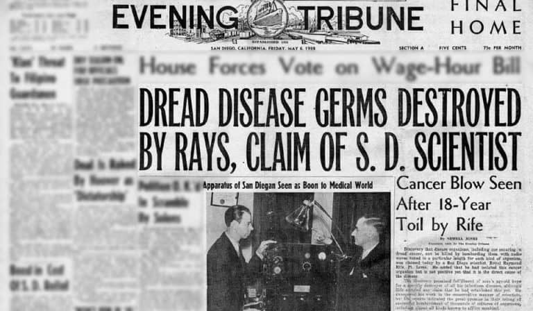 Cancer cured by Rife